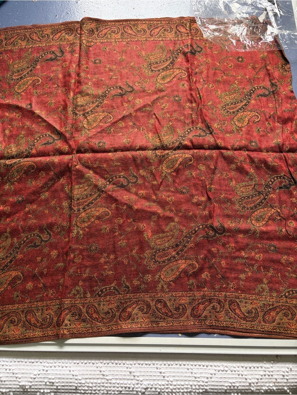 Pashmina & Silk Scarf,New - Picture 3 of 6